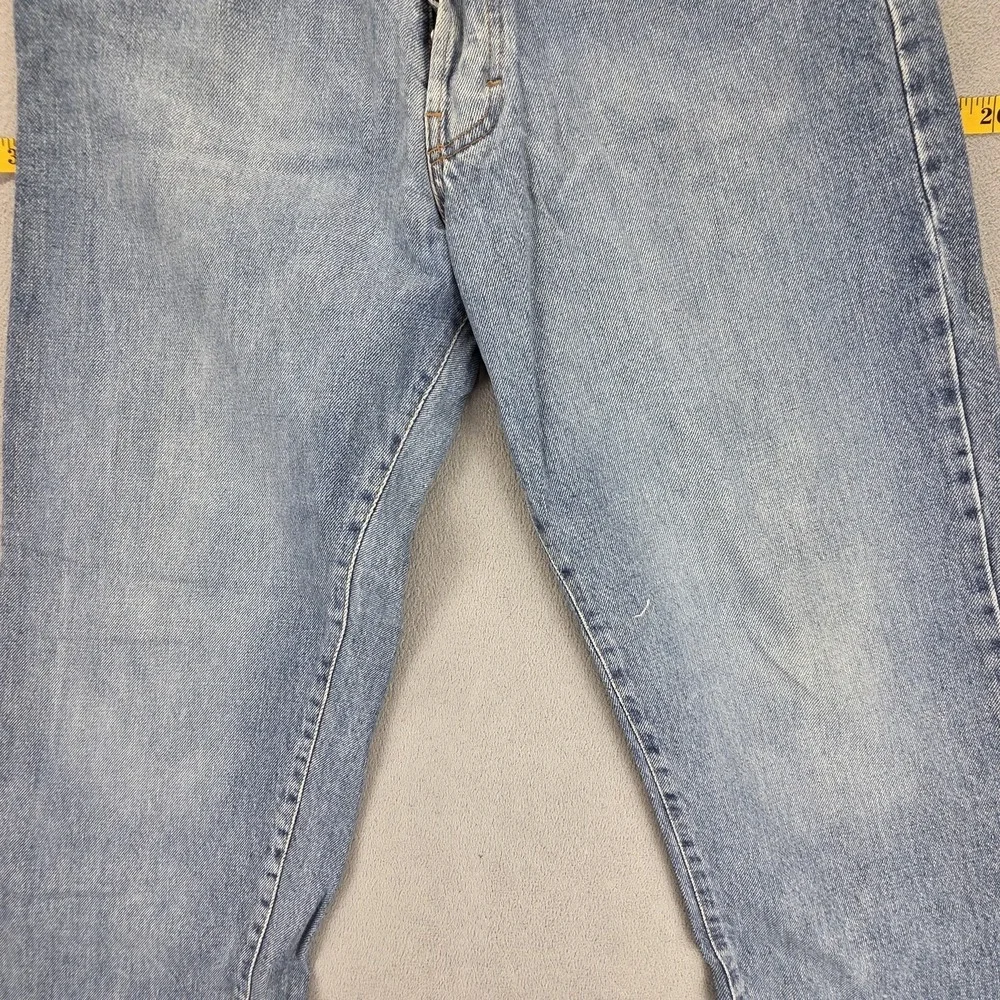 Vintage Diesel Jeans Mens 32x28‎ Blue Relaxed Tapered Button Fly Made In Italy